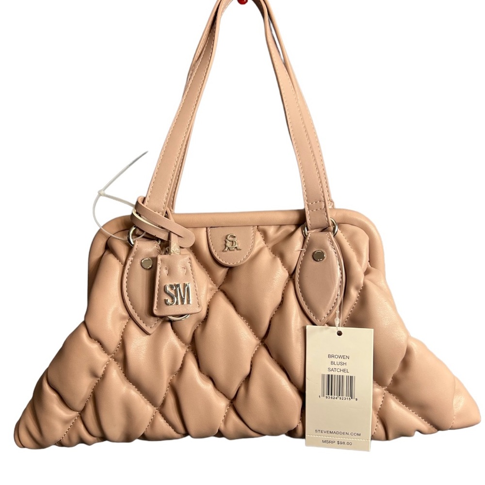 Steve Madden Browen Blush Satchel Bag